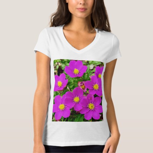 Baitbloom Vibrant Purple Seed Womens tees T_Shirt