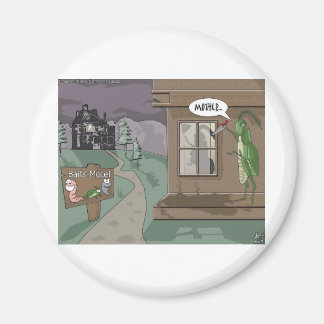 Baits Motel Funny Fishing Cartoon Gifts & Tees Magnet