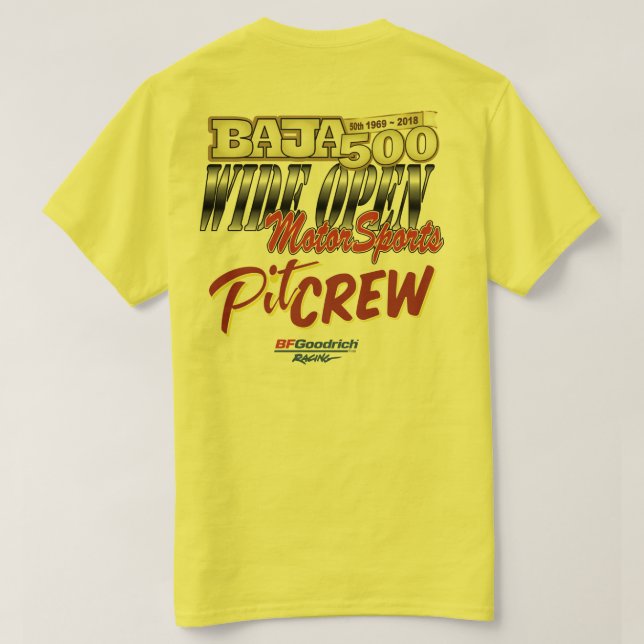 BAJA 500 2018 T-Shirt (Design Back)
