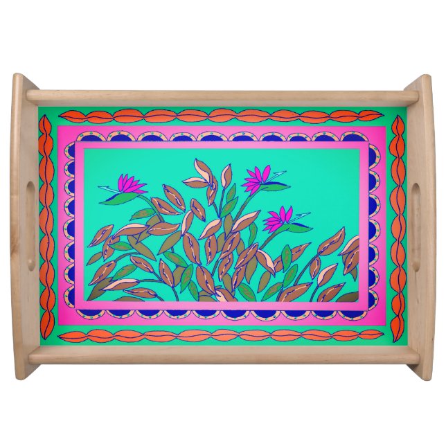 Baja Bird of Paradise Serving Tray (Front)