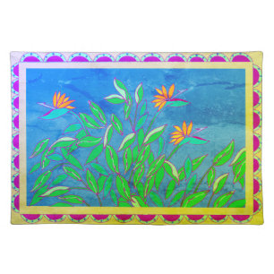 Baja Bird of Paradise Vintage Placemat