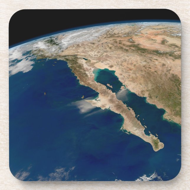 Baja California And The Pacific Coast Of Mexico. Beverage Coaster (Front)