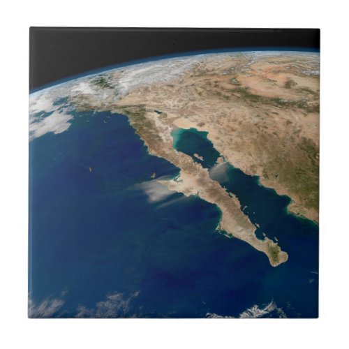 Baja California And The Pacific Coast Of Mexico Ceramic Tile