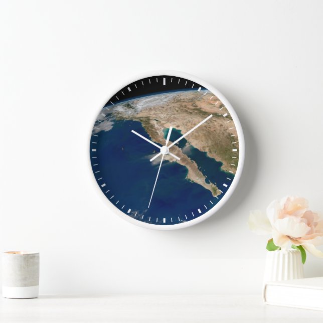 Baja California And The Pacific Coast Of Mexico. Clock (Home)