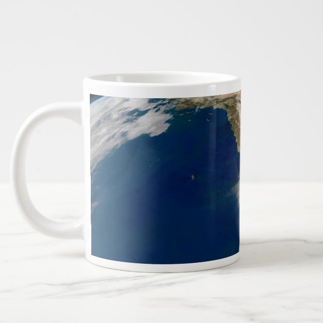 Baja California And The Pacific Coast Of Mexico. Giant Coffee Mug (Left)