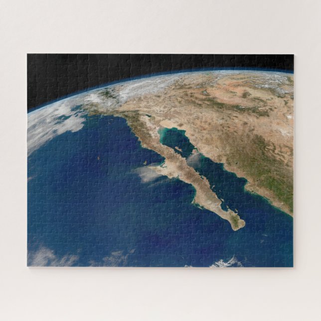 Baja California And The Pacific Coast Of Mexico. Jigsaw Puzzle (Horizontal)