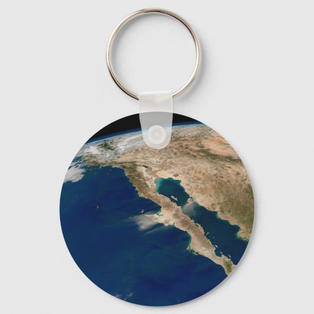 Baja California And The Pacific Coast Of Mexico. Keychain (Front)