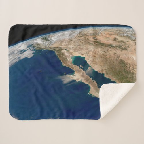 Baja California And The Pacific Coast Of Mexico Sherpa Blanket
