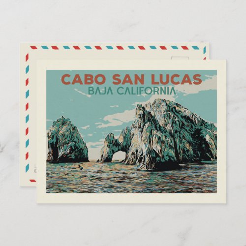 Baja California Cabo San Lucas Mexico Postcard