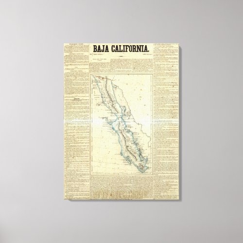 Baja California Mexico Canvas Print