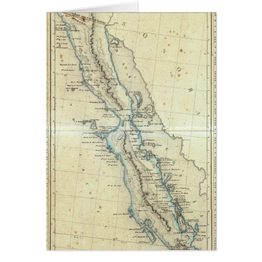 Baja California, Mexico Cards (Front)