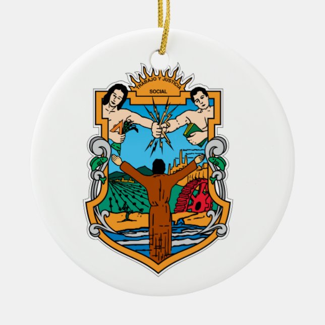 Baja California*, Mexico Christmas Ornament (Front)