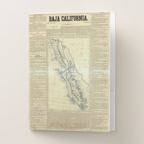 Baja California Mexico Pocket Folder