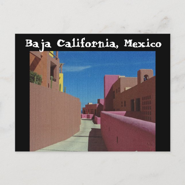 Baja California, Mexico Postcard (Front)