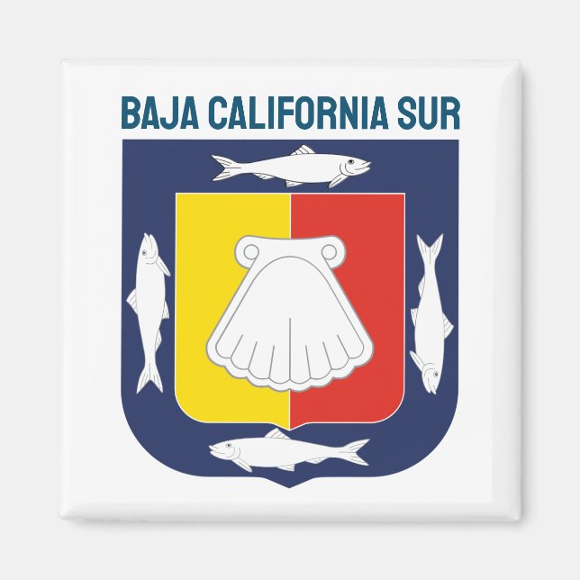Baja California Sur coat of arms Magnet (Front)