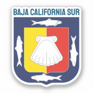 Baja California Sur coat of arms Sticker