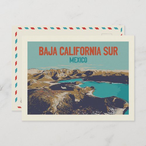 Baja California Sur lanscape Mexico Postcard