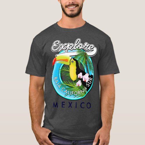 Baja California Sur mexico retro T_Shirt