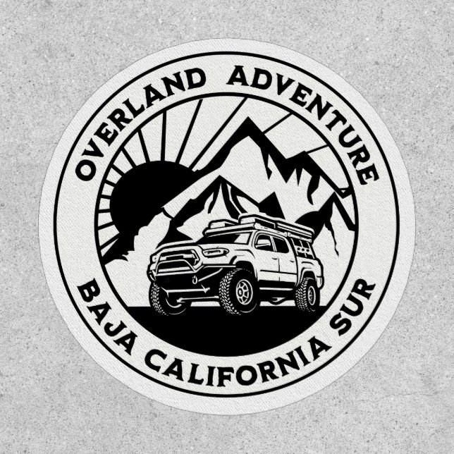 Baja California Sur Overland Truck Patch (Front)