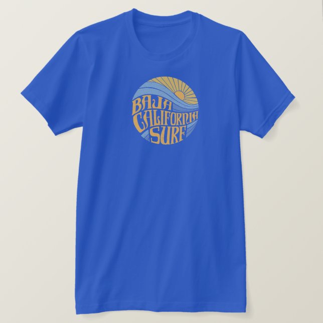 BAJA CALIFORNIA SURF T-Shirt (Design Front)