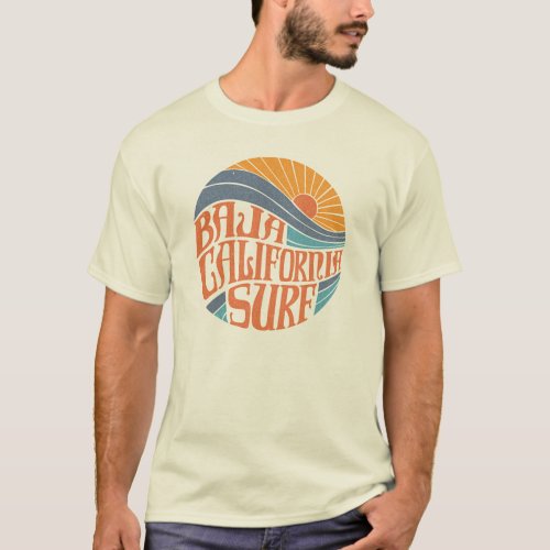 Baja Californian Surf Vintage T_shirt