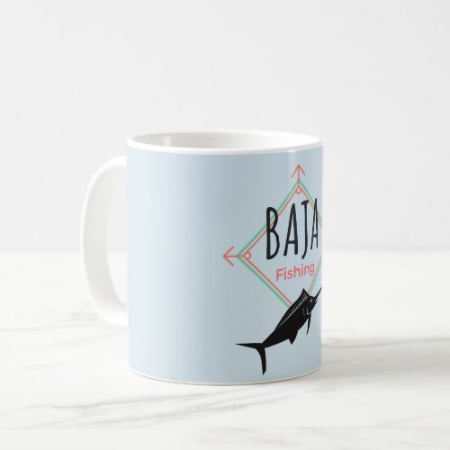 Baja Fishing Badge Coffee Mug