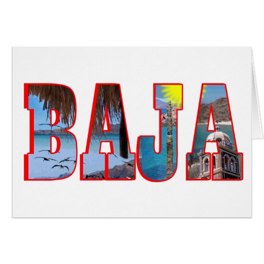 Baja postcard (Front Horizontal)