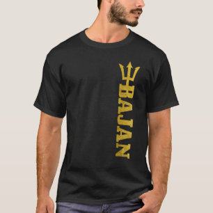 Bajan Barbados Flag Pride Vintage Men Women T-Shirt