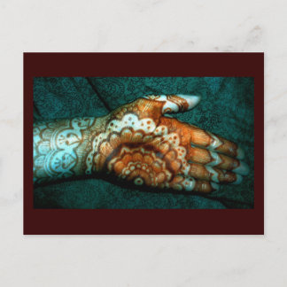 Bajidoo Henna Tattoo Work Postcard