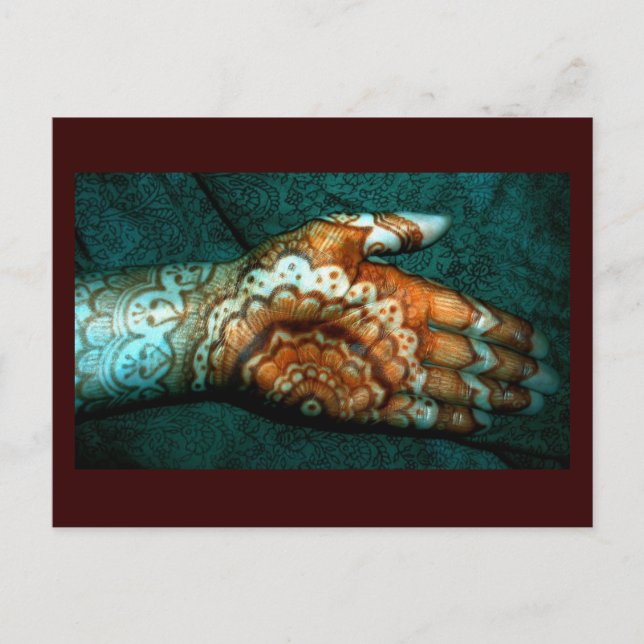 Bajidoo Henna Tattoo Work Postcard (Front)
