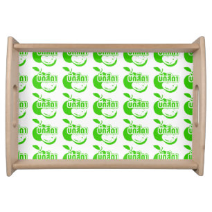 Bak Sida ☆ Farang written in Thai Isaan Dialect ☆ Serving Tray
