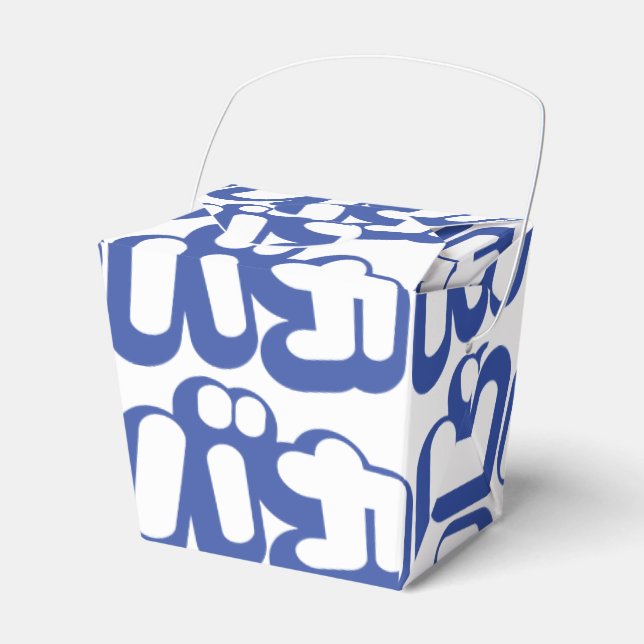 BAKA バカ ~ Fool in Japanese Katakana Script Favor Boxes (Front Side)