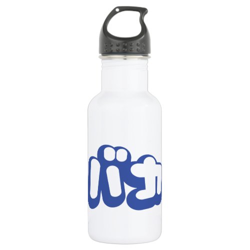 BAKA バカ  Fool in Japanese Katakana Script Stainless Steel Water Bottle