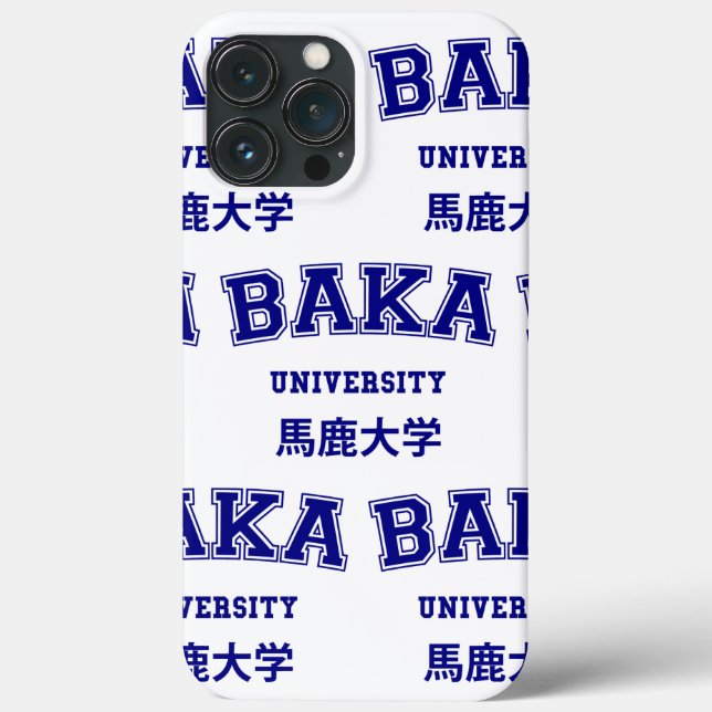 BAKA UNIVERSITY Case-Mate iPhone CASE (Back)