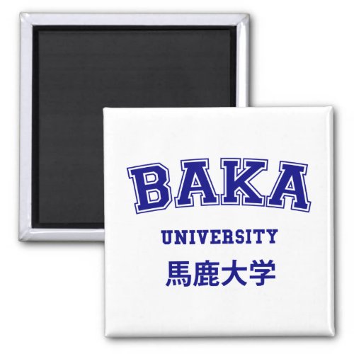 BAKA UNIVERSITY MAGNET