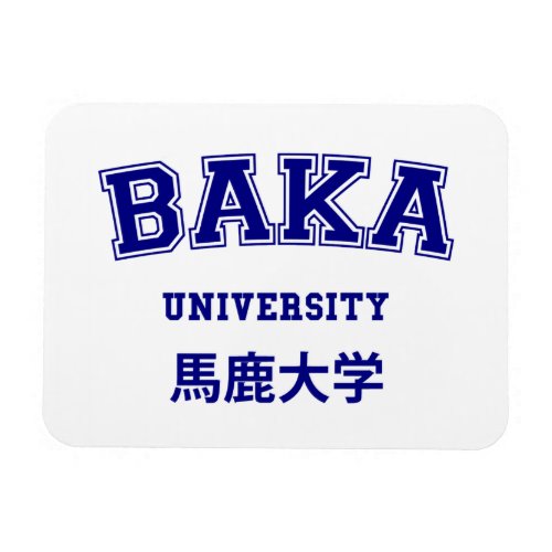 BAKA UNIVERSITY MAGNET