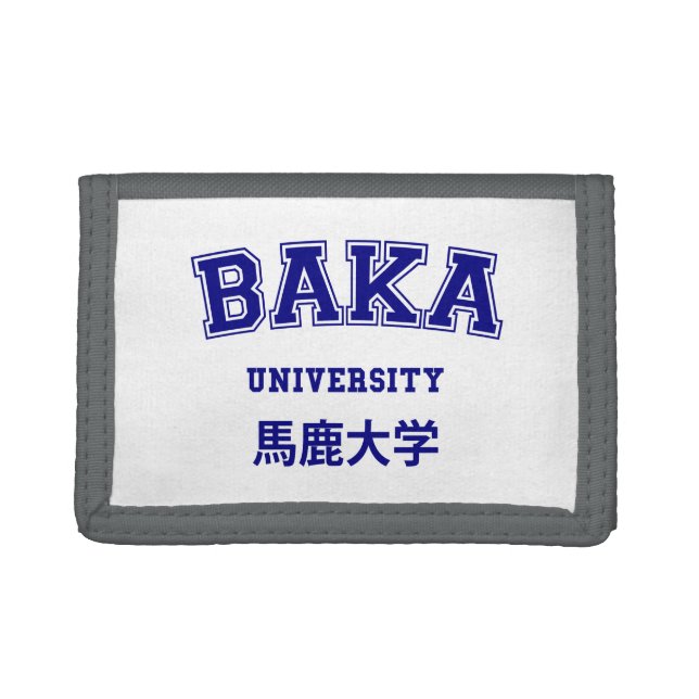 BAKA UNIVERSITY TRI-FOLD WALLET (Front)