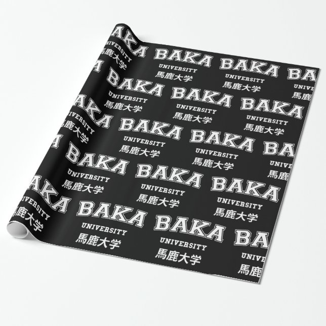 BAKA UNIVERSITY WRAPPING PAPER (Unrolled)