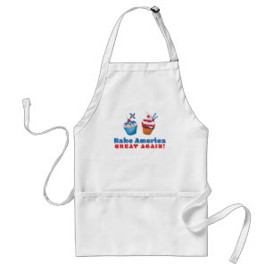Bake America Great Again Patriotic Adult Apron