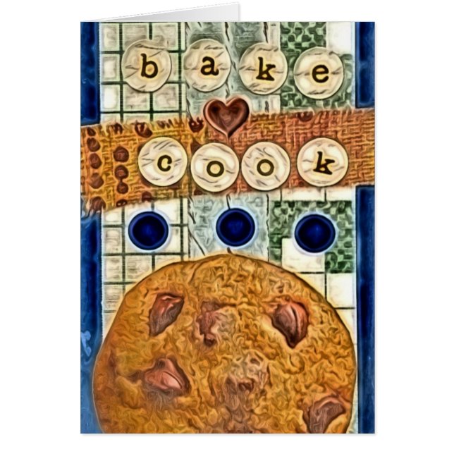 Bake and Cook Cookie Collage Cards (Front)