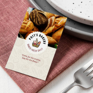 Bake Bakery Business Baked Daily Bread Business Business Card