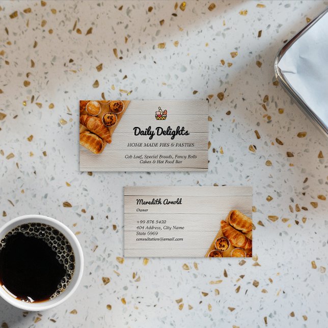 Bake Bakery Business | Warm Bread Basket Card (Creator Uploaded)