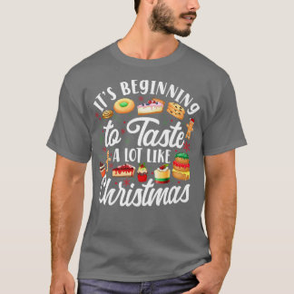 Bake Baking Christmas Cookie Gingerbread Man Cupca T-Shirt