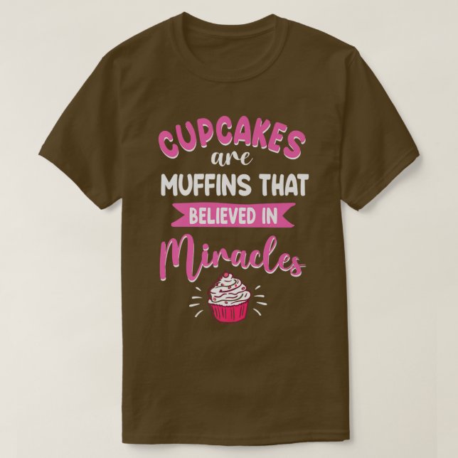 Bake Baking Cupcake Muffin  T-Shirt (Design Front)