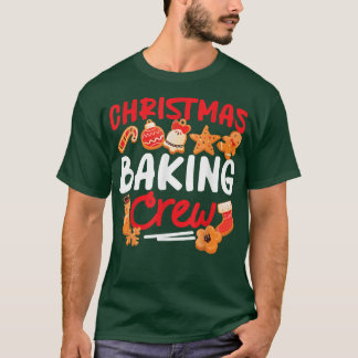 Bake Baking Gingerbread Man Christmas Cookie Chris T-Shirt