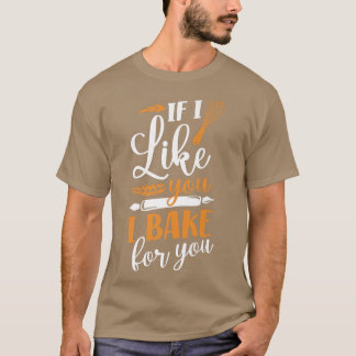 Bake Baking Whisk Rolling Pin T-Shirt
