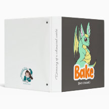 Bake (Bat + Snake) 3 Ring Binder