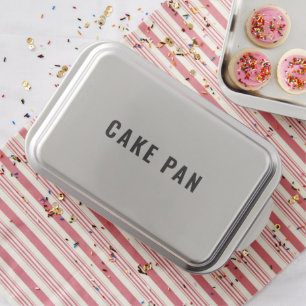 Bake in Style with Custom Text Cake Pan Design
