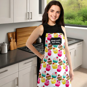 Bake love not war, bake with love  apron