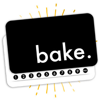 Bake. Loyalty Punch Card by identica at Zazzle